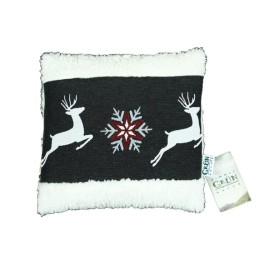 HIMMELGRÜN coussin pin 24x24cm cerf d'hiver