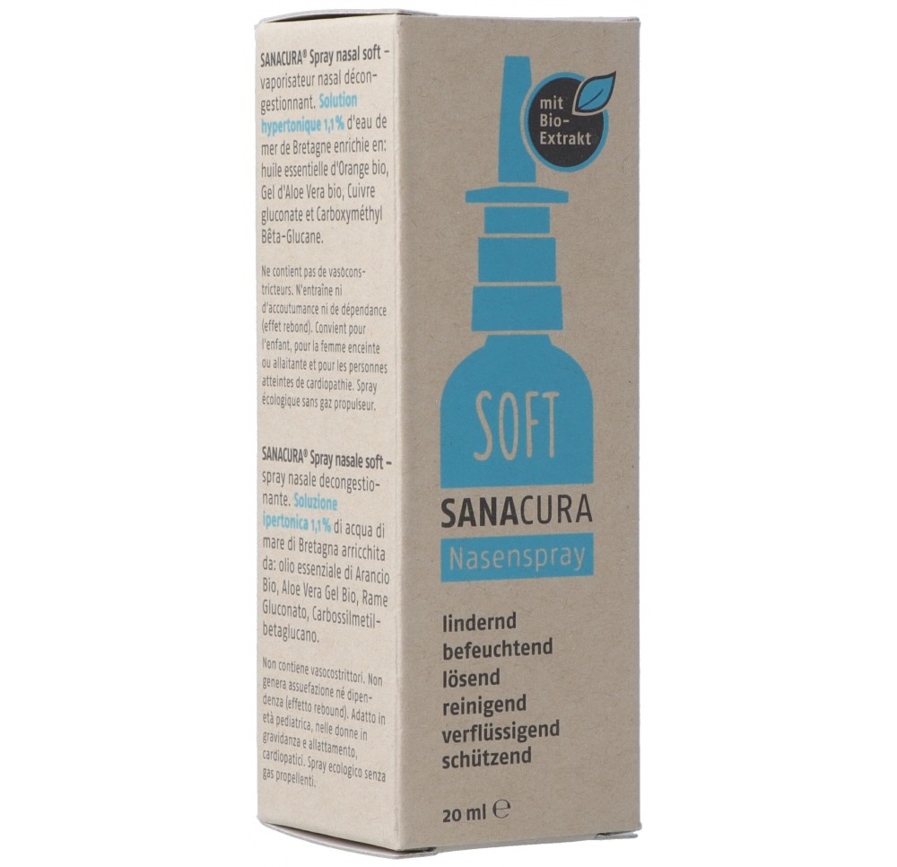 SANACURA spray nasal soft fl 20 ml