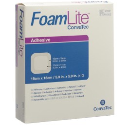 FOAM LITE Convatec mousse siliconée 15x15cm 10 pce