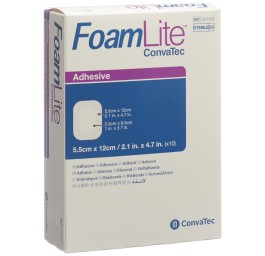 FOAM LITE Convatec mousse silicon 5.5x12cm 10 pce