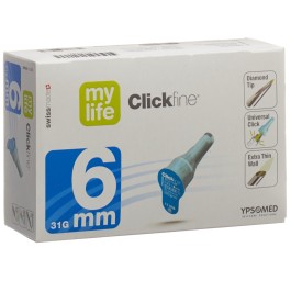 MYLIFE (IP-APS) CLICKFINE aiguil 6mm 31G 100 pce