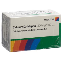 CALCIUM D3 Mepha cpr eff 1200/800 2 x 20 pce