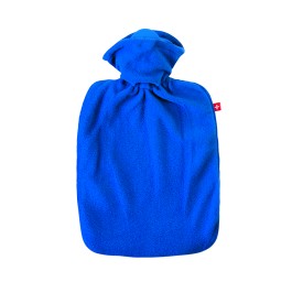 EMOSAN bouillotte classic étoffe moelleuse bleu