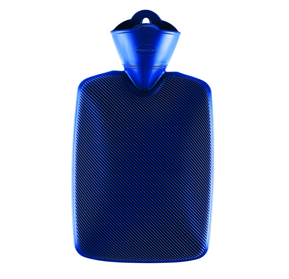 EMOSAN bouillotte demi-lamelles bleu
