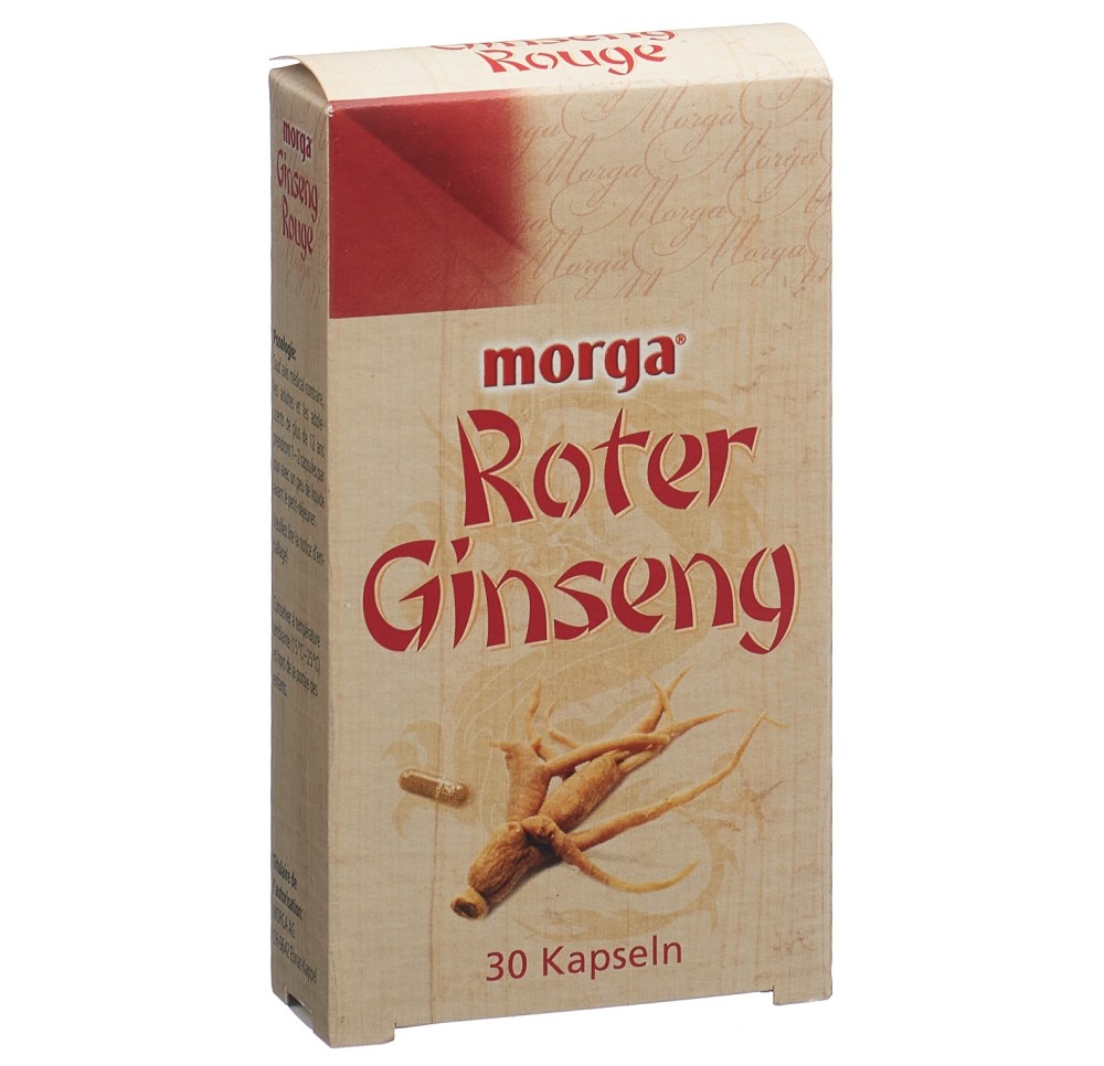 MORGA Ginseng rouge caps 30 pce