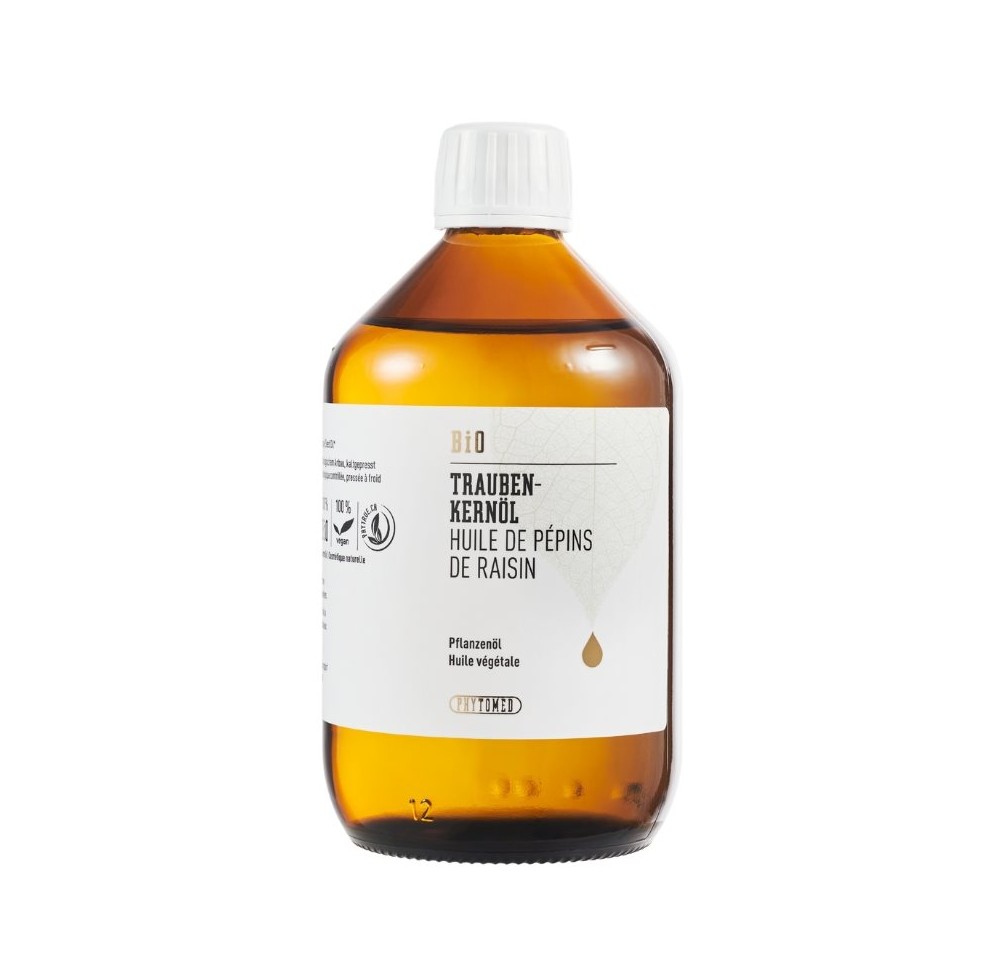 PHYTOMED Huile de pépins de raisin bio 500 ml