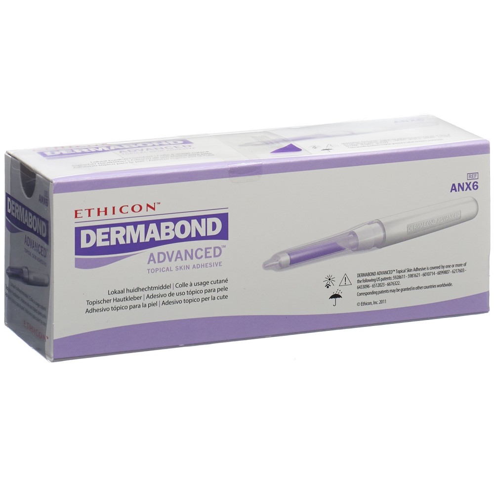 DERMABOND Advanced colle cutanée 6 amp 0.7 ml