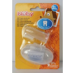 NUBY brosse à dents doigt av boîte de rangement