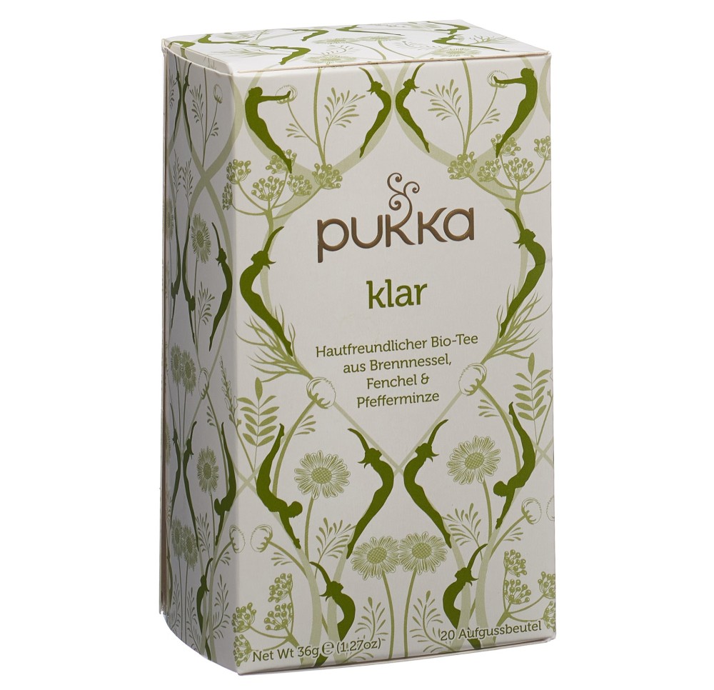 PUKKA Klar thé bio sach 20 pce