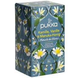 PUKKA Kamille Vanill&Manuk Hon thé bio sach 20 pce