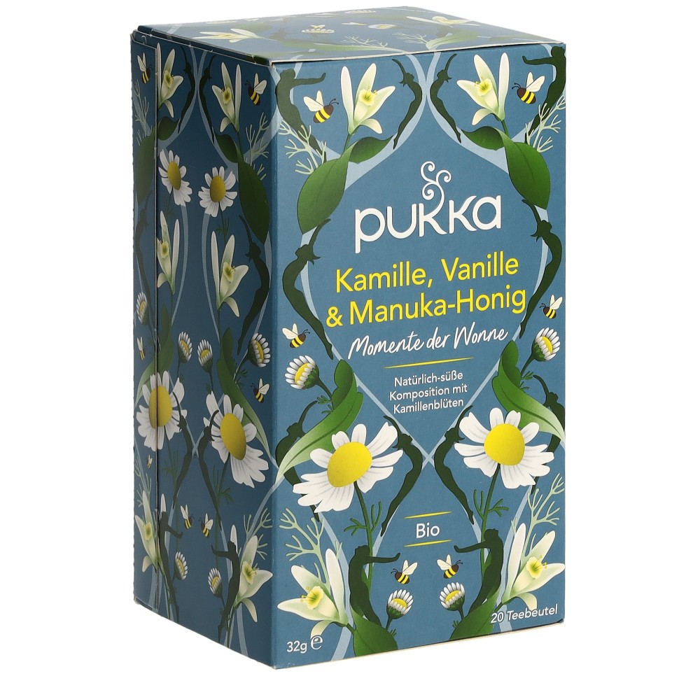 PUKKA Kamille Vanill&Manuk Hon thé bio sach 20 pce PUKKA Kamille Vanill&Manuk Hon thé bio sach 20 pce