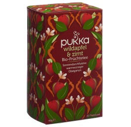 PUKKA Wildapfel & Zimt thé bio sach 20 pce