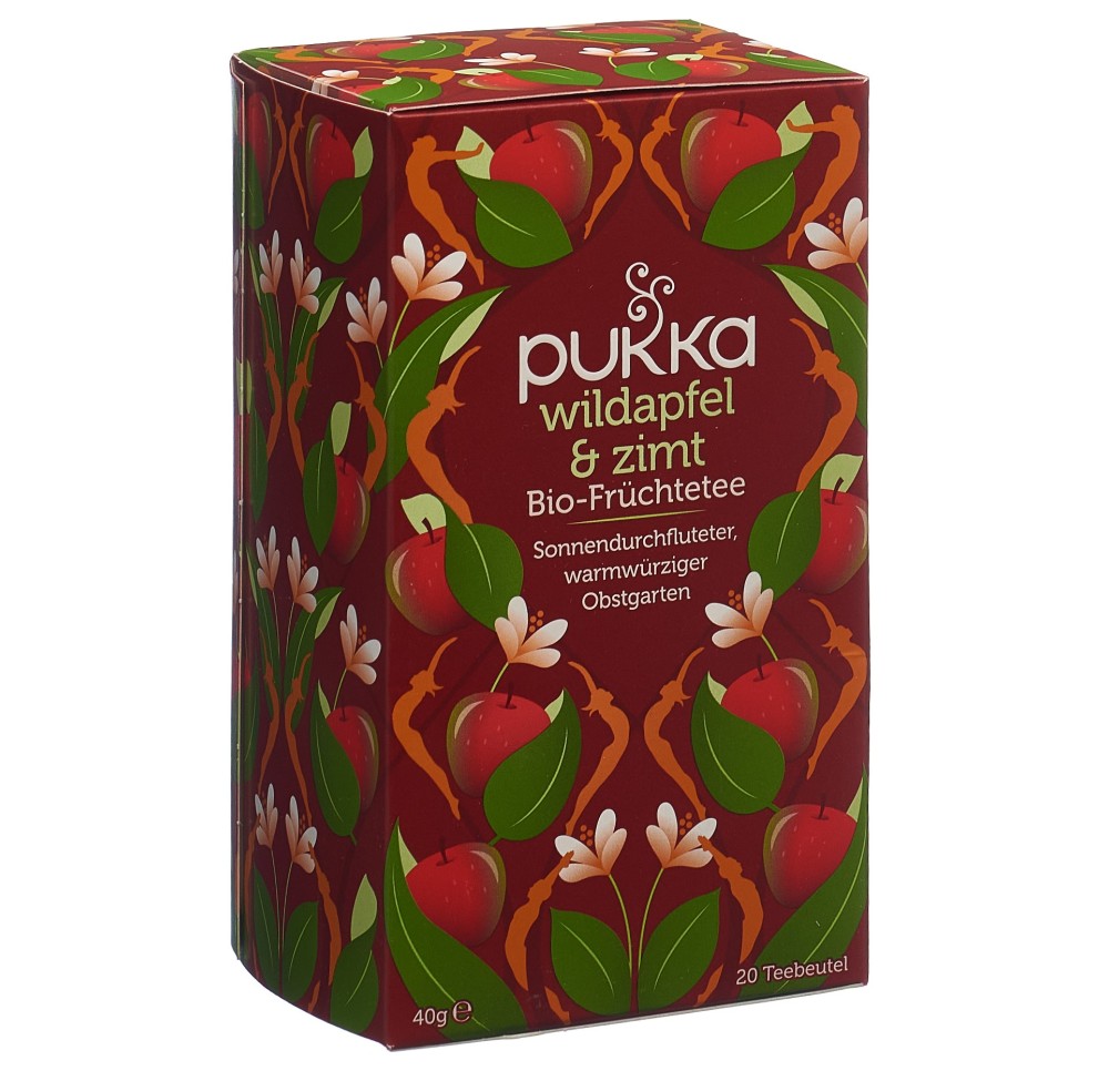 PUKKA Wildapfel & Zimt thé bio sach 20 pce PUKKA Wildapfel & Zimt thé bio sach 20 pce