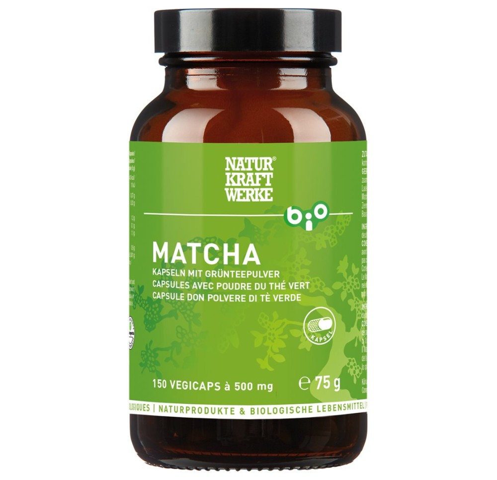 NATURKRAFTWERKE Matcha vegicaps bio 150 pce NATURKRAFTWERKE Matcha vegicaps bio 150 pce