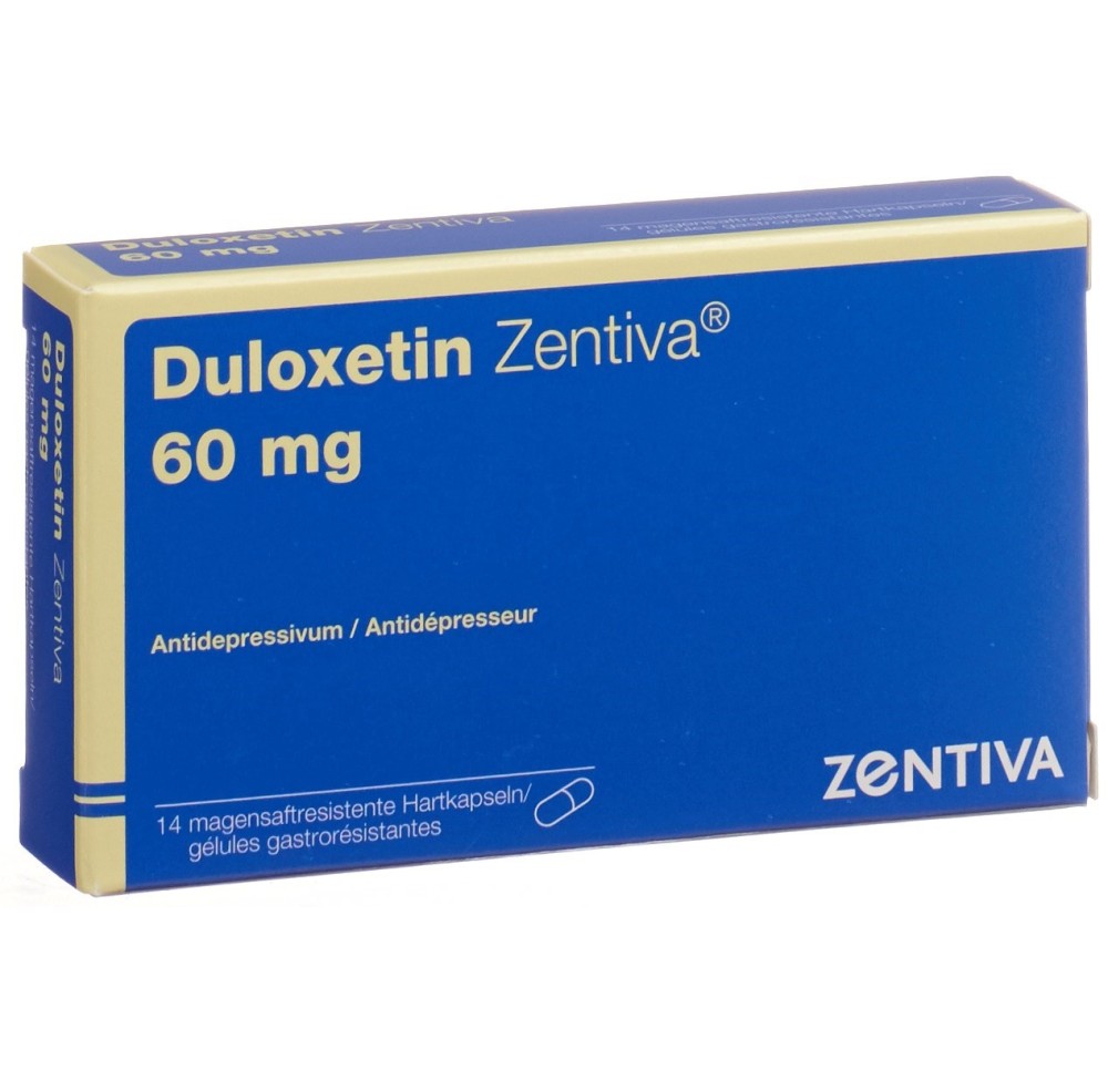 DULOXETIN Zentiva caps 60 mg 14 pce DULOXETIN Zentiva caps 60 mg 14 pce