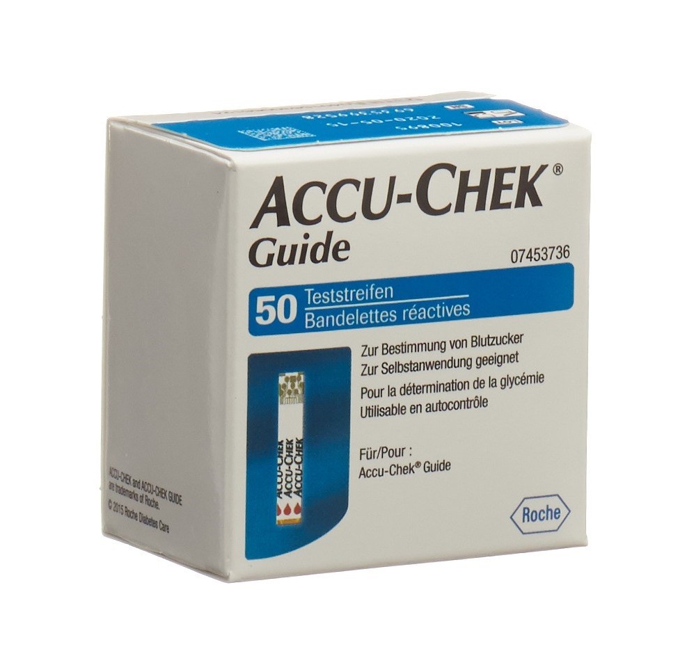 ACCU-CHEK Guide bandelettes 50 pce