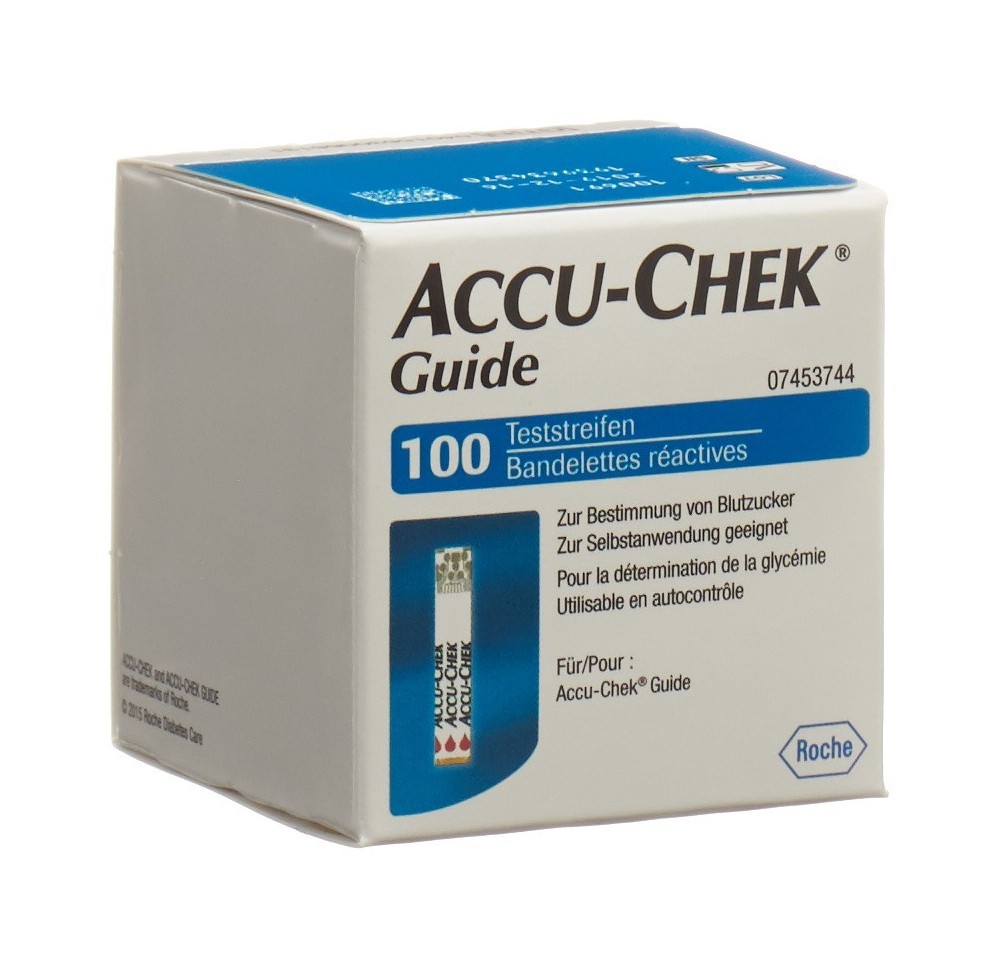 ACCU-CHEK Guide bandelettes 2 x 50 pce
