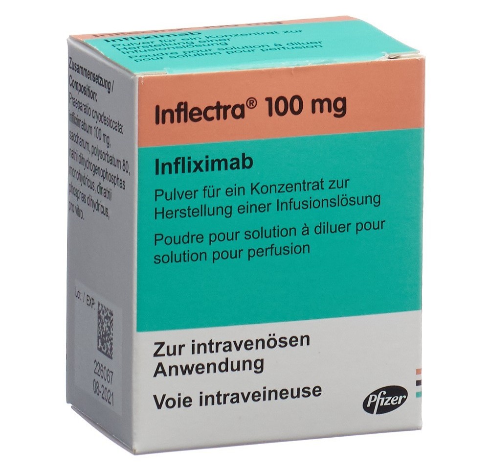 INFLECTRA subst sèche 100 mg flac INFLECTRA subst sèche 100 mg flac
