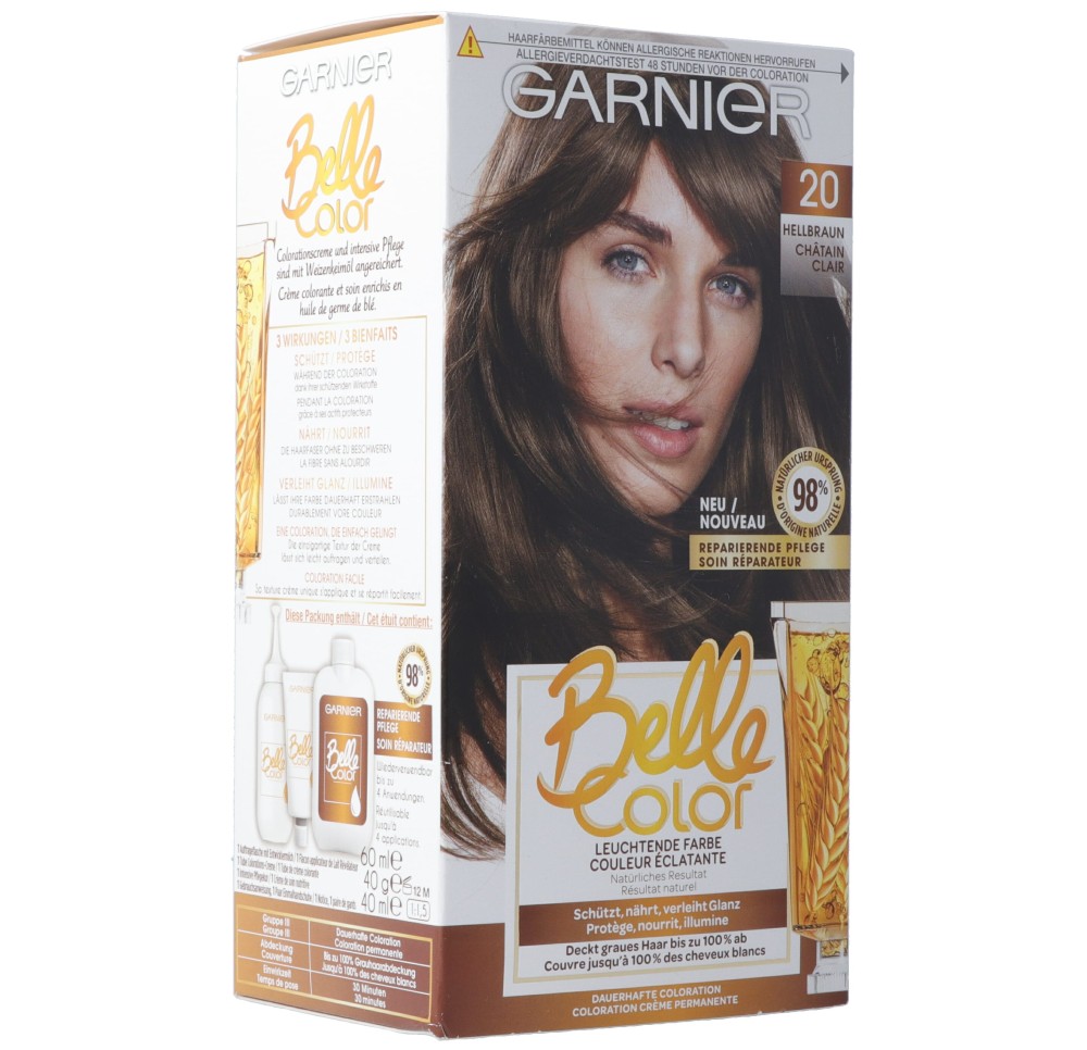 BELLE COLOR gel facil-color no20 châtain clair