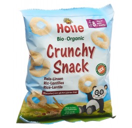 HOLLE Bio Crunchy Snack riz-lentilles 25 g