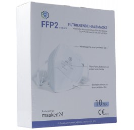 HYG. STM masques protect respi FFP2 s valve 10 pce