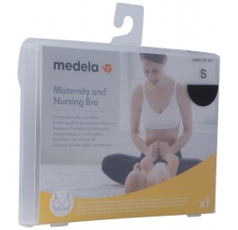 MEDELA sout-gorge grossesse allaitem S noir