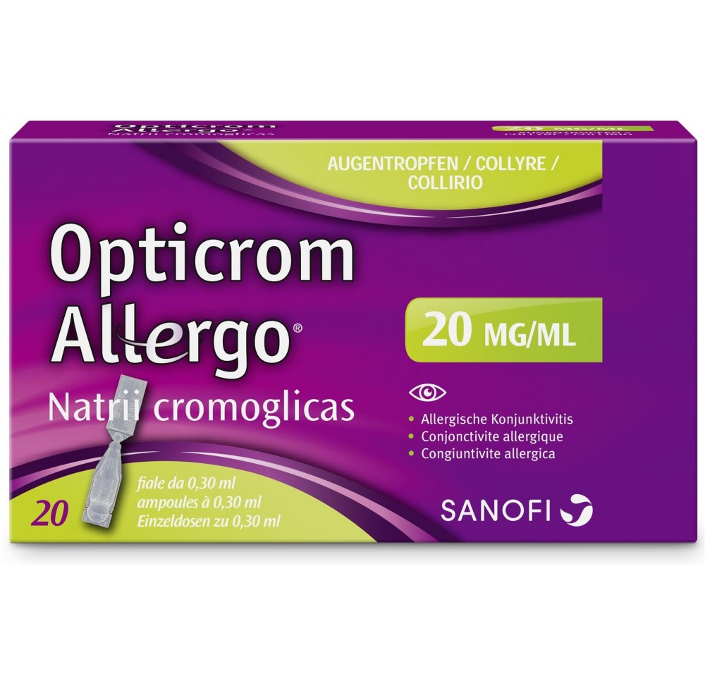 OPTICROM ALLERGO gtt opht 20 monodos 0.3 ml