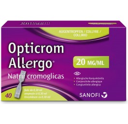 OPTICROM ALLERGO gtt opht 40 monodos 0.3 ml