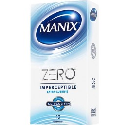 MANIX Zero Imperceptible préserv ext lubrif 12 pce