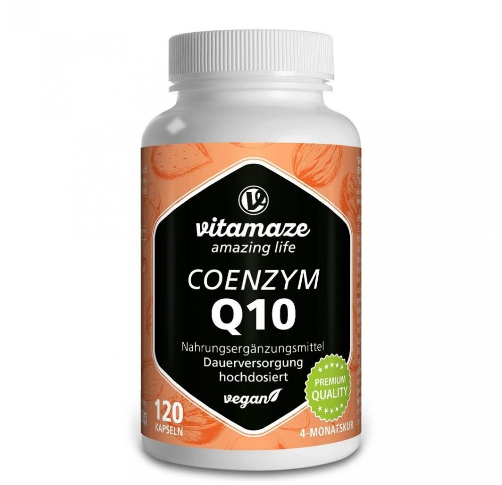 VITAMAZE Coenzyme Q10 caps 200 mg végétal 120 pce