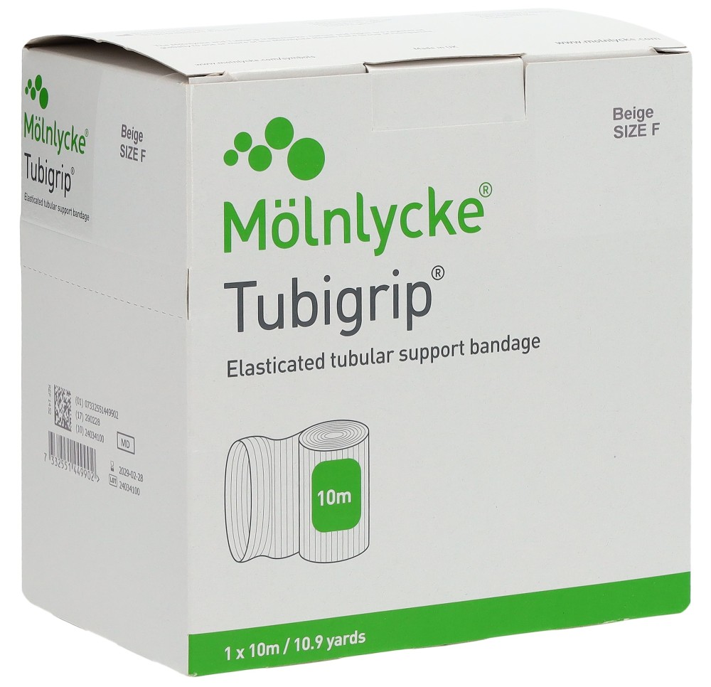 TUBIGRIP bandage tubulaire F 10mx10cm beige TUBIGRIP bandage tubulaire F 10mx10cm beige