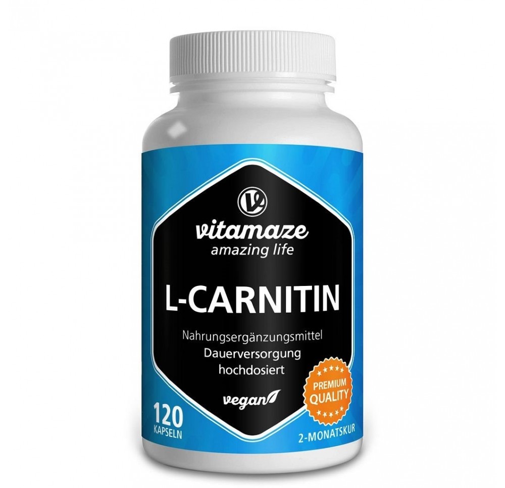 VITAMAZE L-Carnitine caps 680 mg végétal 120 pce