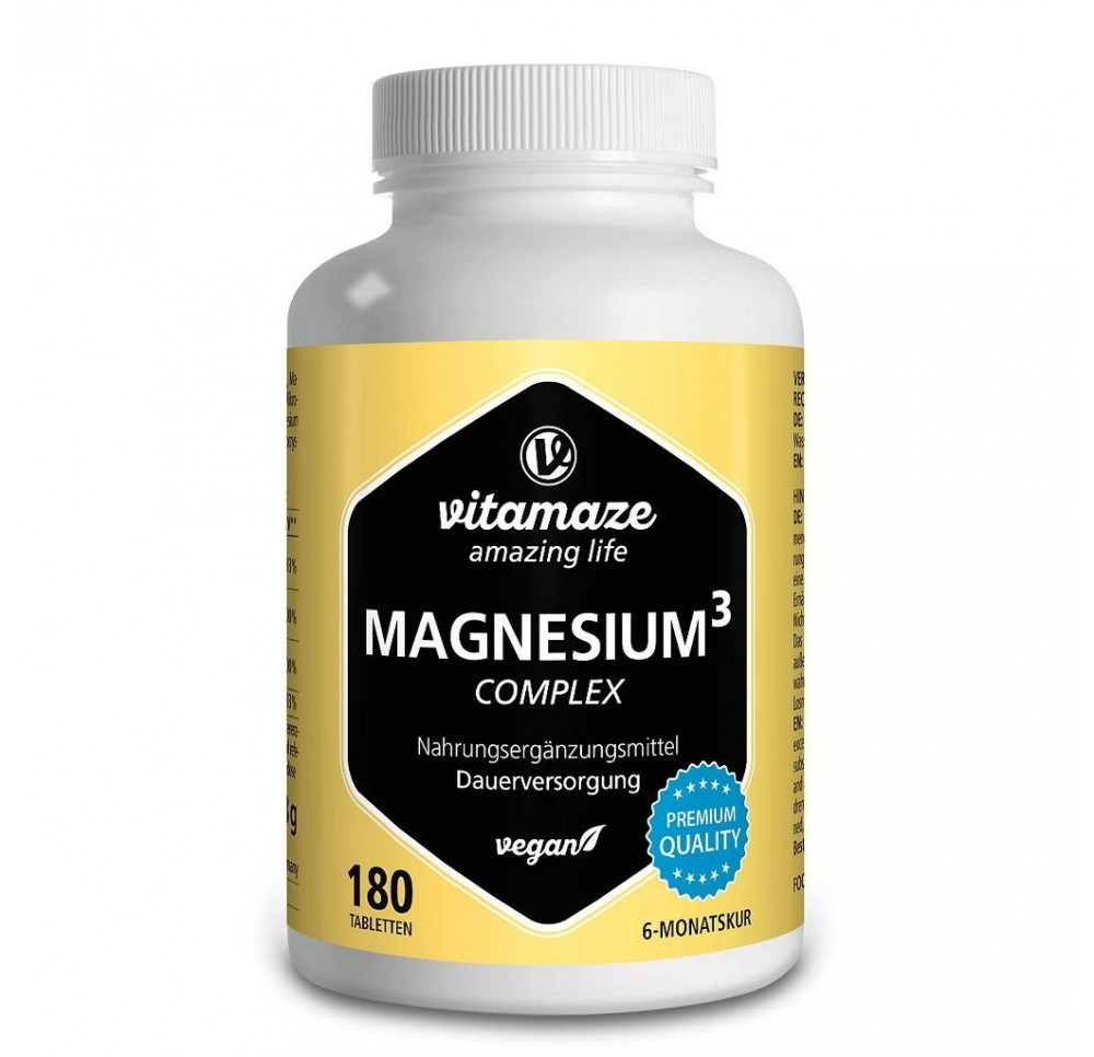 VITAMAZE Magnésium cpr 350 mg comp végétal 180 pce