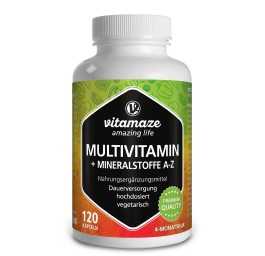 VITAMAZE Multivitamines A-Z caps végétar 120 pce