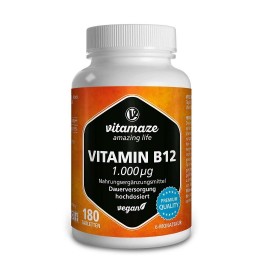 VITAMAZE Vitamine B12 cpr 1000 mcg végétal 180 pce