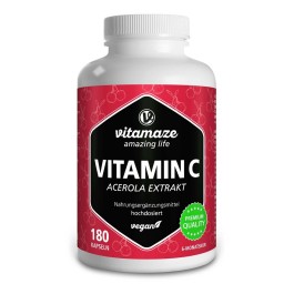 VITAMAZE VitC caps 160 mg acérola végétal 180 pce