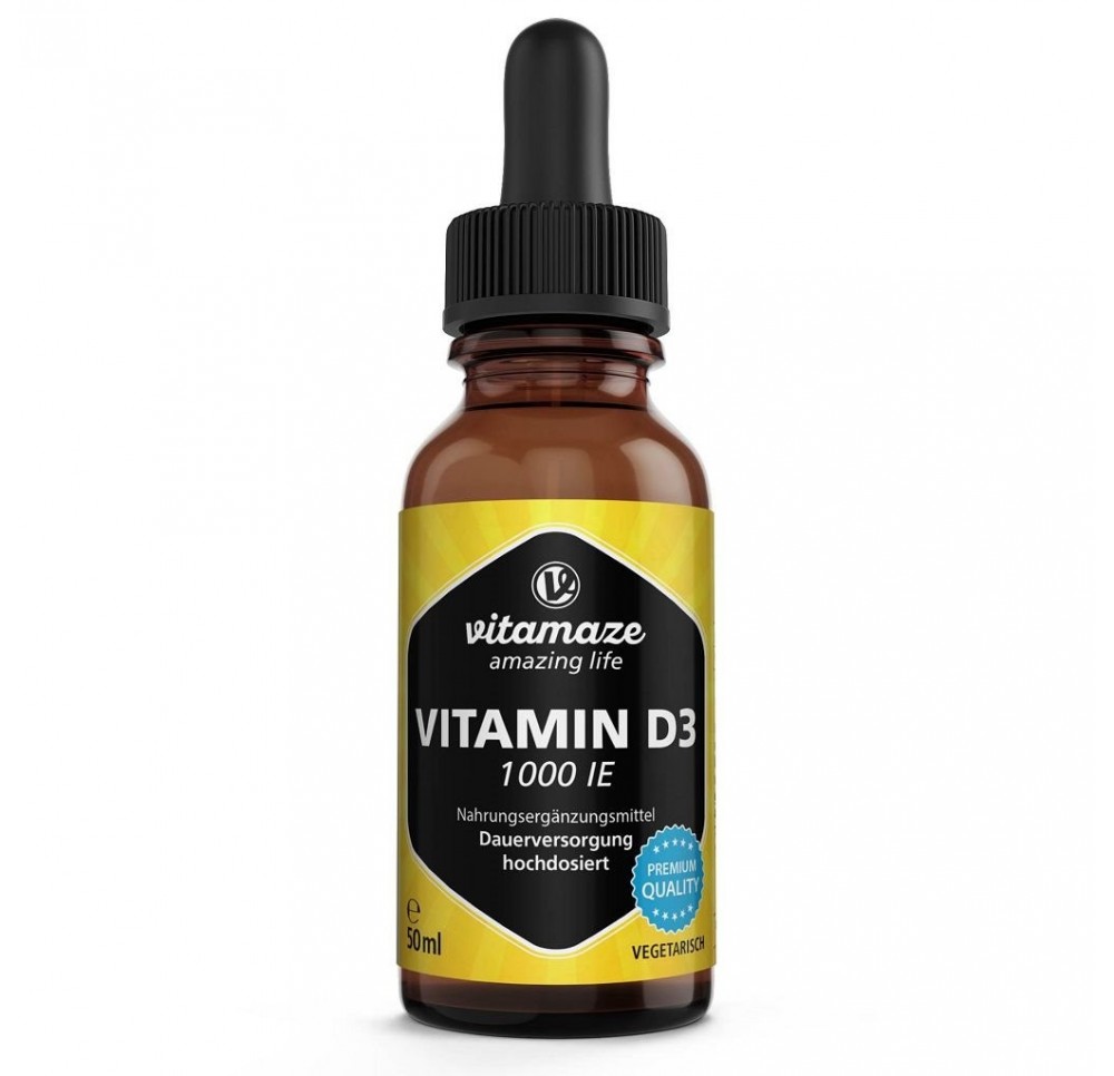 VITAMAZE Vitamine D3 1000 UI/goutte végétar 50 ml