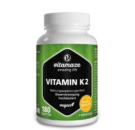 VITAMAZE Vitamine K2 cpr 200 mcg végétal 180 pce