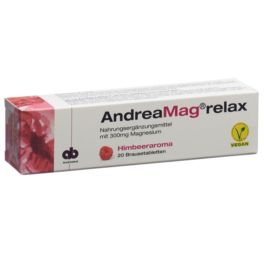 ANDREAMAG relax cpr eff goût framboise 20 pce