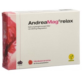 ANDREAMAG relax cpr eff goût framboise 60 pce