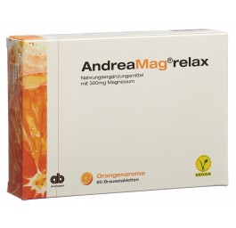 ANDREAMAG relax cpr eff goût orange 60 pce