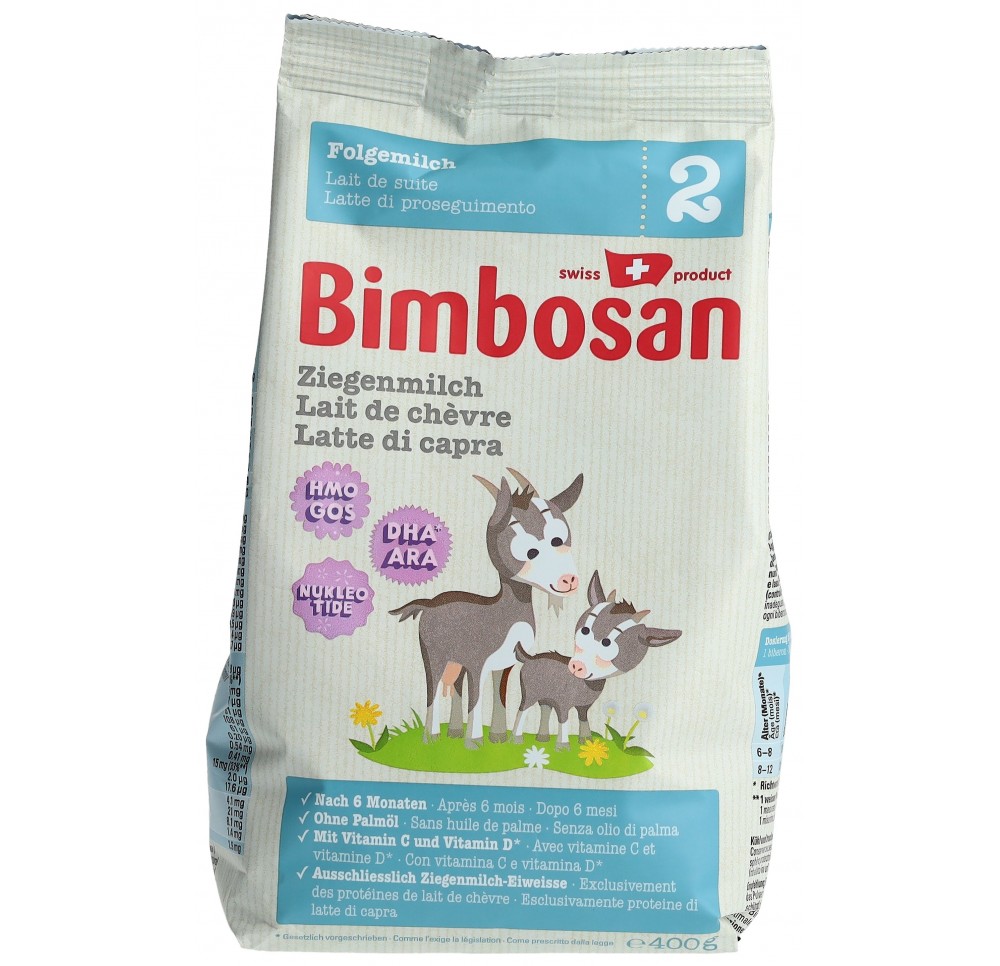 BIMBOSAN lait de chèvre 2 suite rech sach 400 g