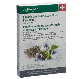 DÜNNER guimauve mousse Islande pastilles 24 pce