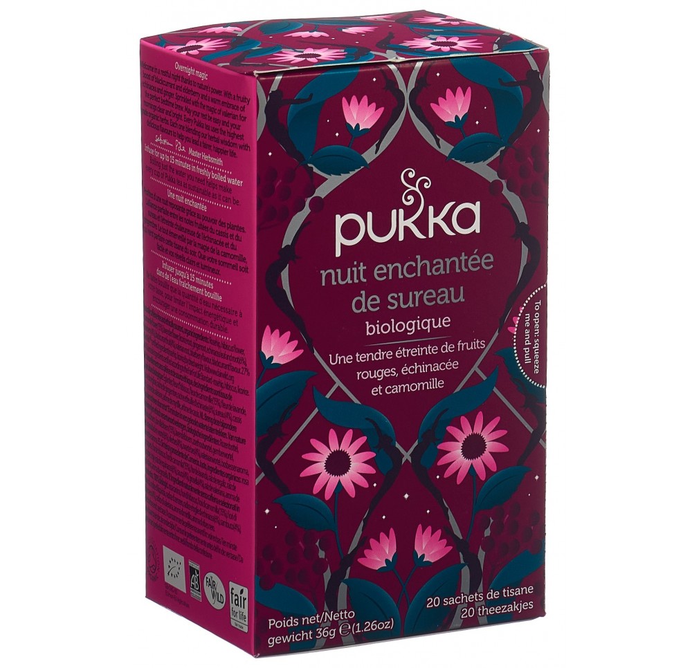 PUKKA Nuit enchantée de sureau Thé Bio F/E 20 pce