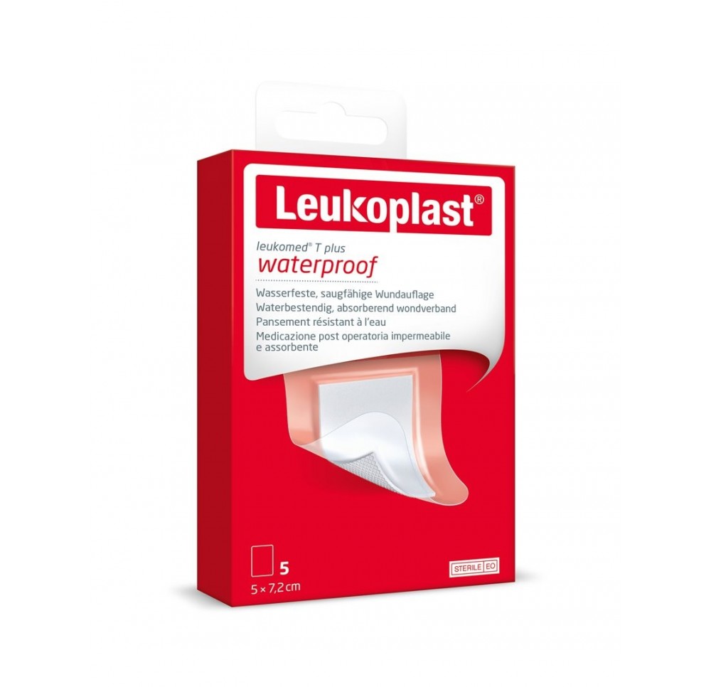 LEUKOPLAST Leukomed T+ 7.2x5cm stérile 5 pce