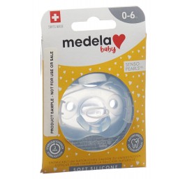 MEDELA Baby Sucette Soft Silicone 0-6 bleu