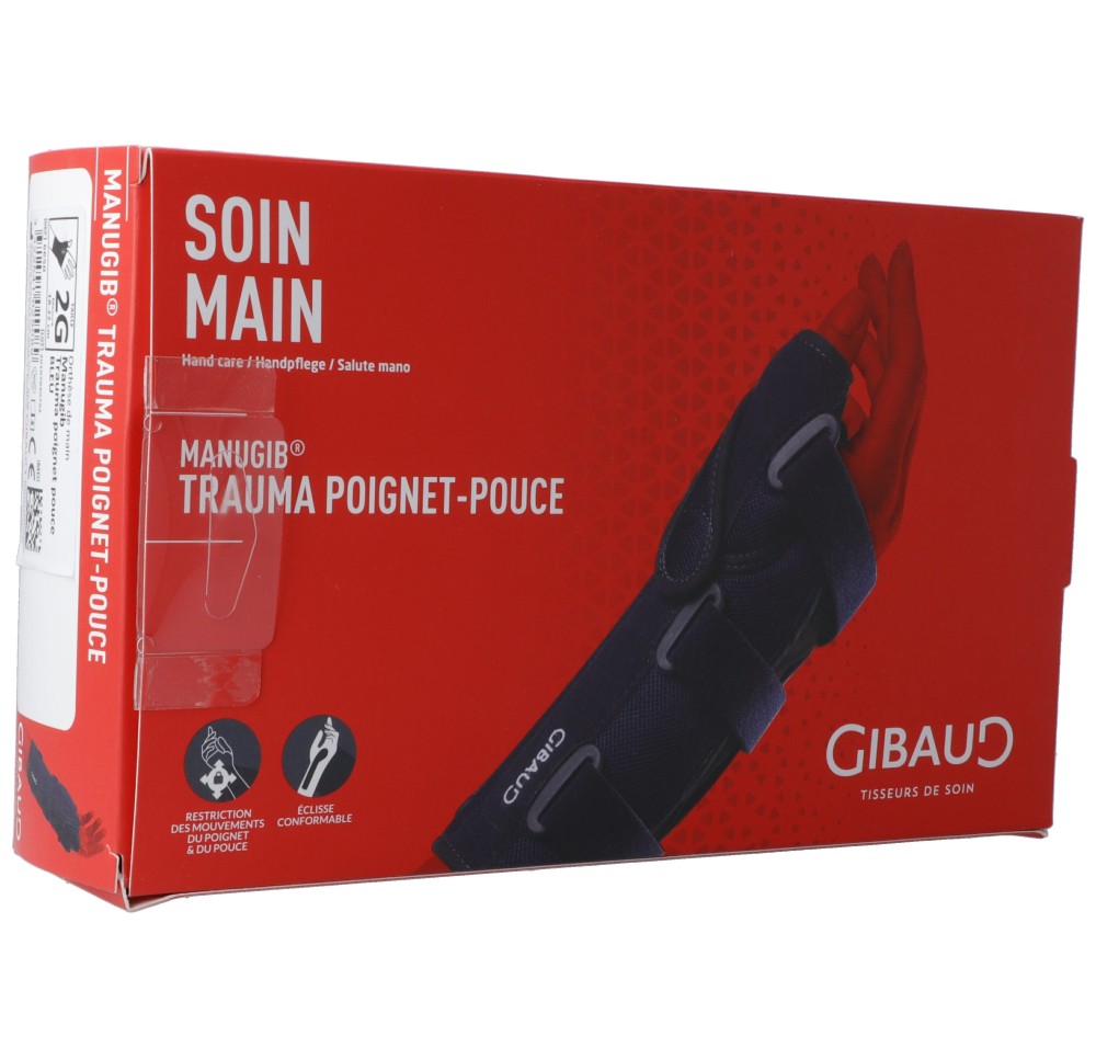 GIBAUD Manugib Trauma poignet pouce 2G 18-22cm ga