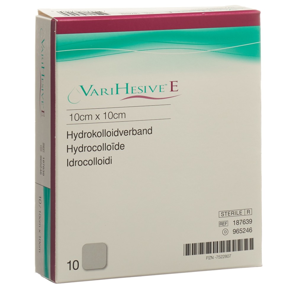 VARIHESIVE E pansement 10x10cm 10 pce VARIHESIVE E pansement 10x10cm 10 pce