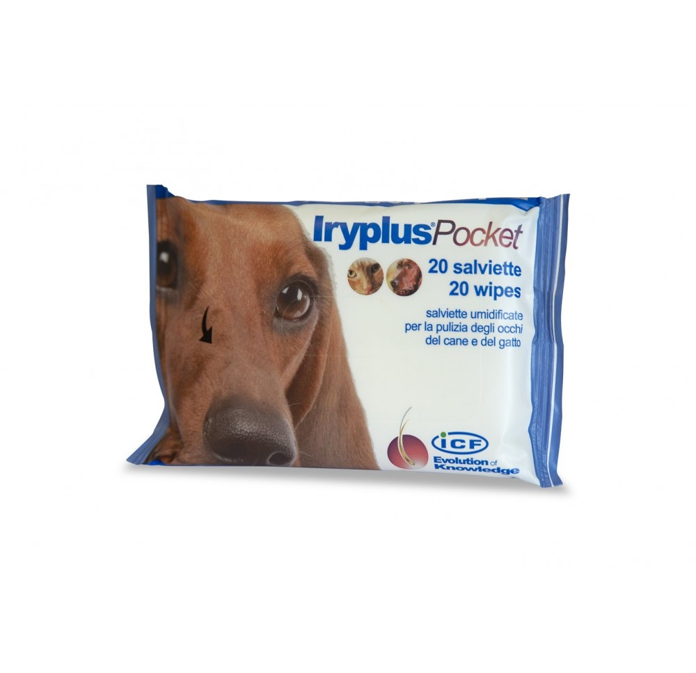 IRYPLUS Pocket Lingette yeux petits animaux 20 pce