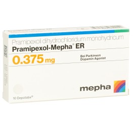 PRAMIPEXOL Mepha ER depotabs 0.375 mg 10 pce